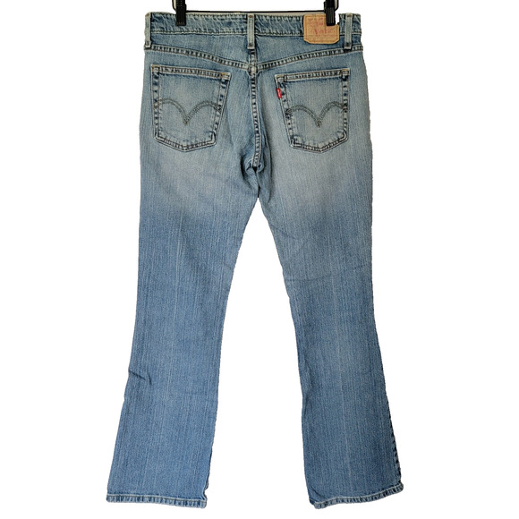 Levis 518 Boot Cut Superlow Jeans Womens 9 Western Cowgirl Casual Ranch 32x30 - Picture 1 of 14